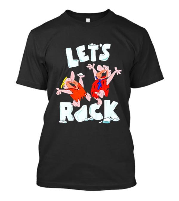 The Flintstones Let's Rock Fred And Barney Dancing T-Shirt