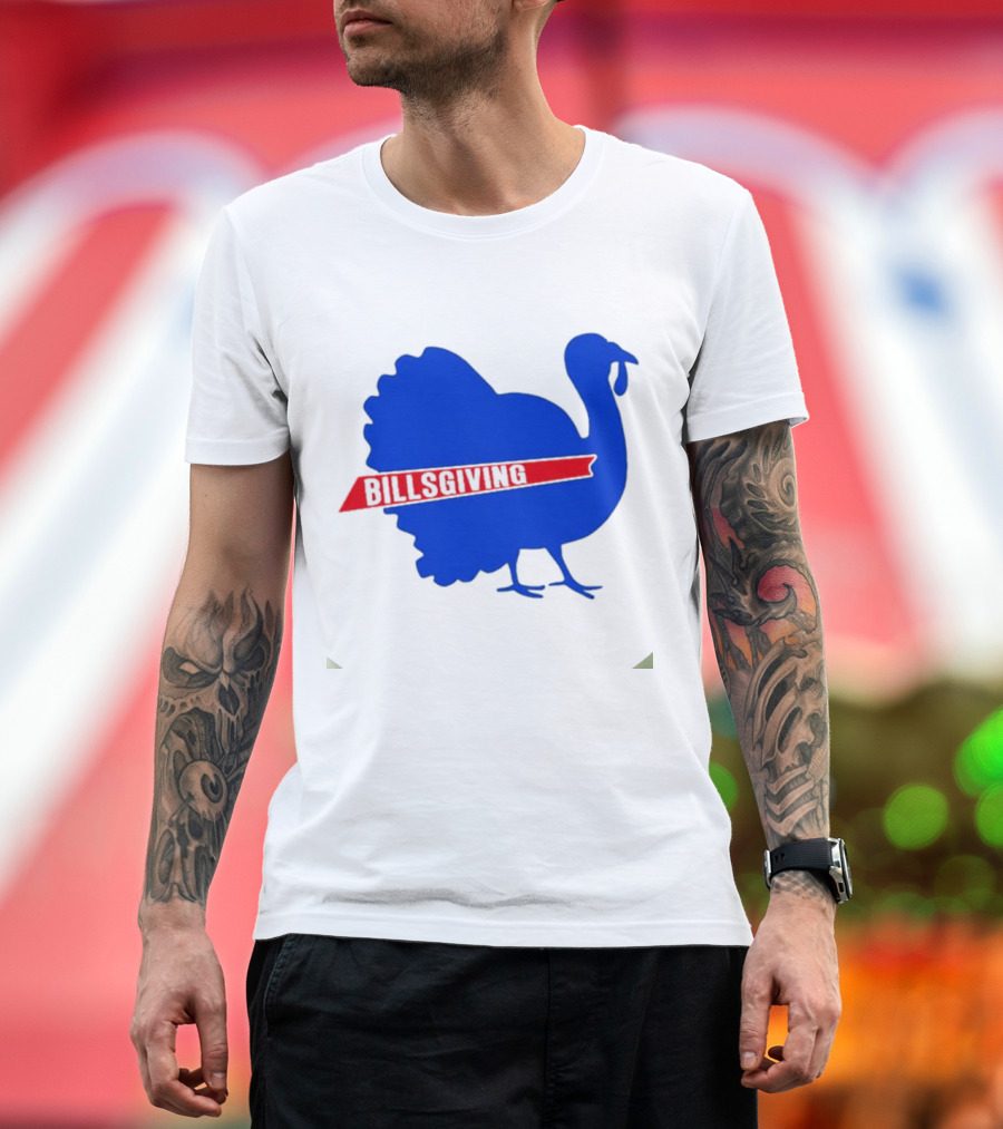 Buffalo Bills Thanksgiving Turkey Billsgiving T-Shirt