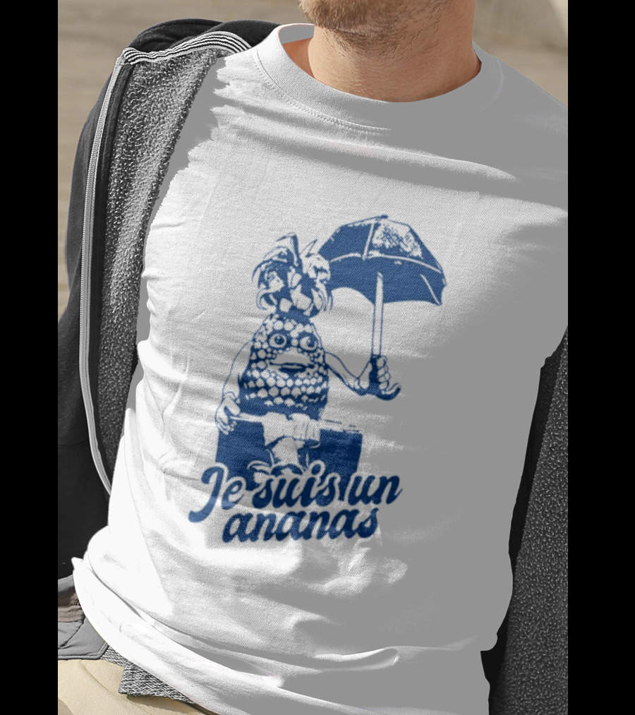 Je Suis Un Ananas Avec Parapluie Et Personnage Humoristique T-Shirt