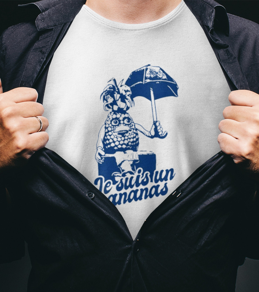 Je Suis Un Ananas Avec Parapluie Et Personnage Humoristique T-Shirt