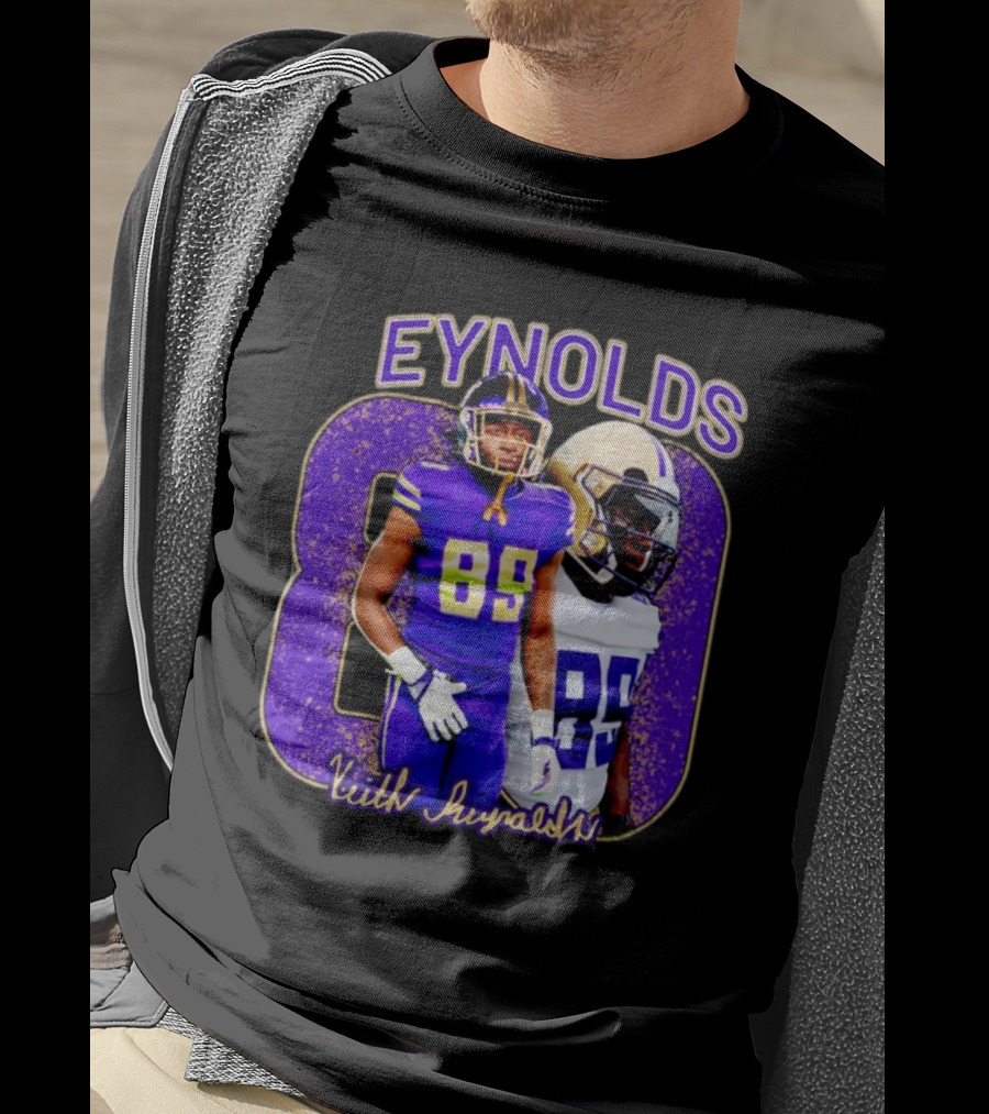 Eynolds 89 Keith Reynolds Husky Football Jersey T-Shirt