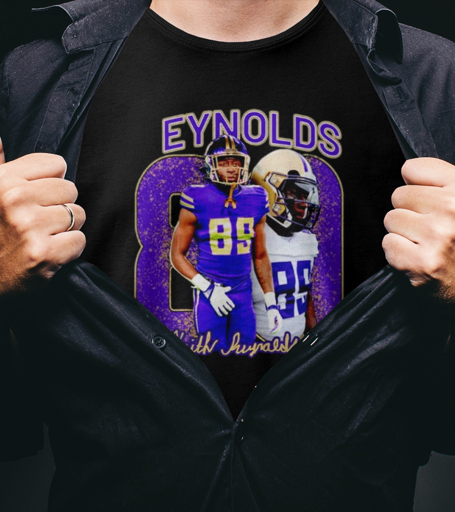 Eynolds 89 Keith Reynolds Husky Football Jersey T-Shirt
