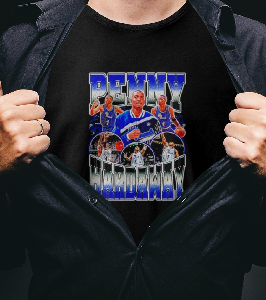 Penny Hardaway Orlando Magic Basketball Legend Retro Collection T-Shirt