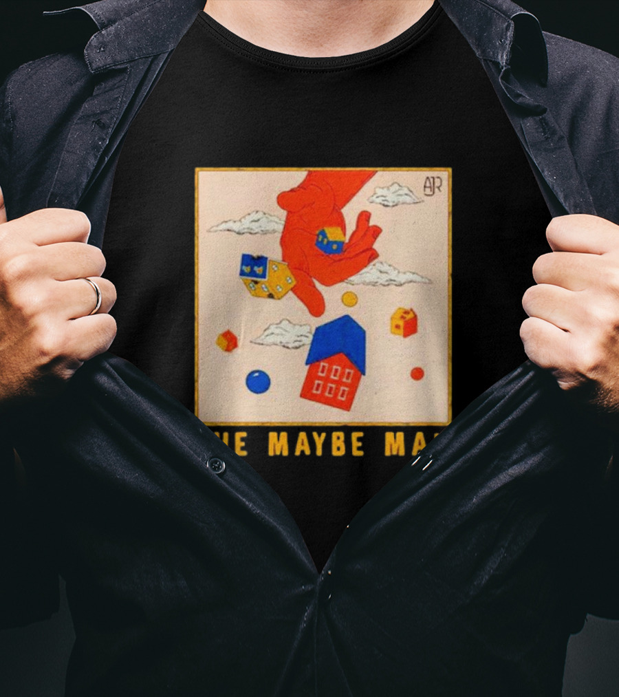 The Maybe Man Floating Houses And Clouds AJR T-Shirt