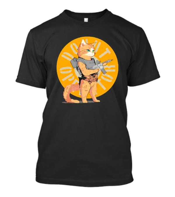 Revenge Of Squirt Cat Armed With Justice Against Dog Domination T-Shirt