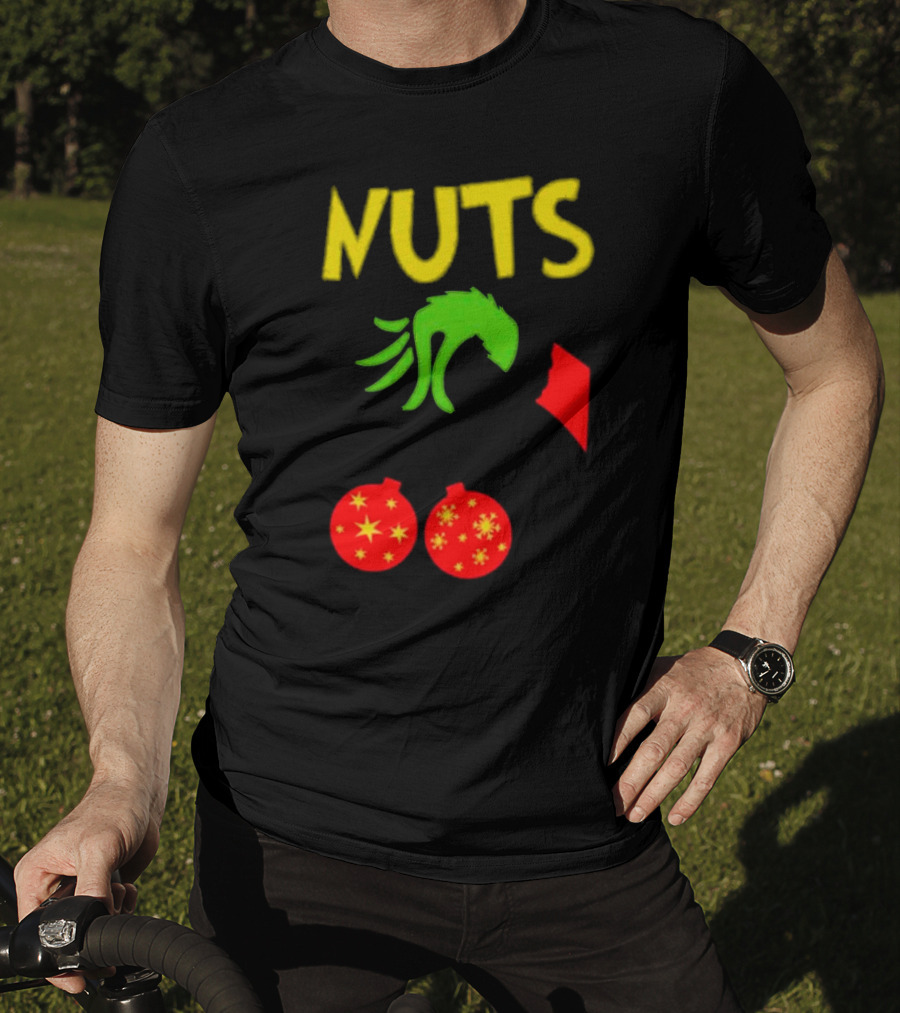 Nuts Grinch Christmas Couples Baby T-Shirt