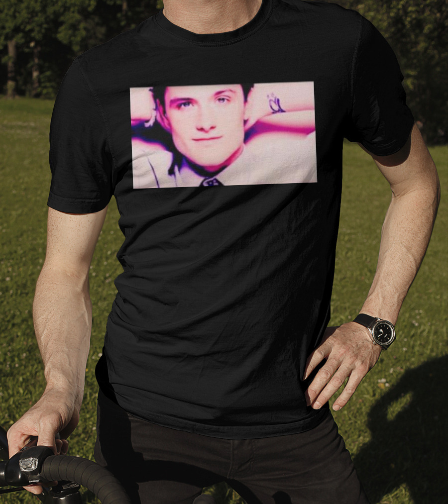 Josh Hutcherson Whistle Iconic Pose T-Shirt