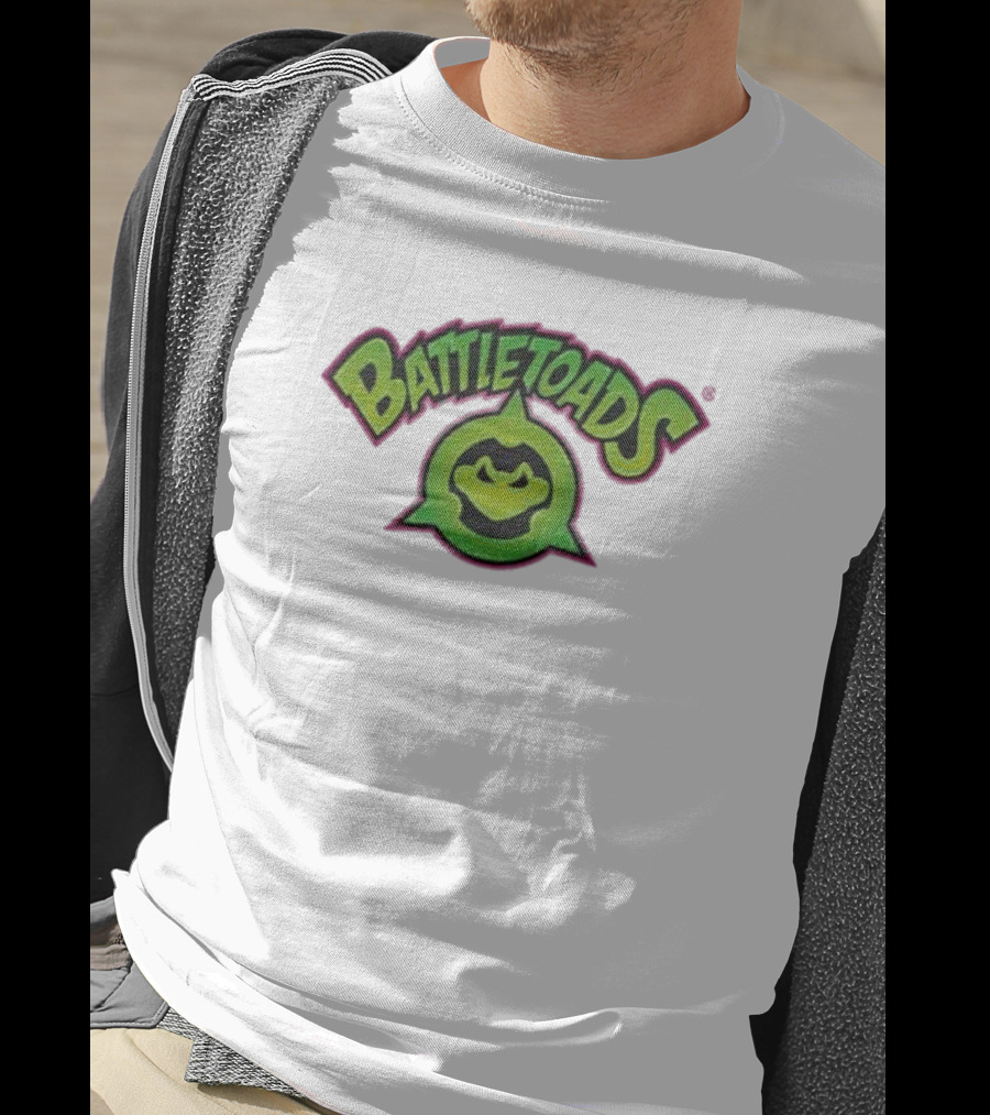 Battletoads Green Logo Frog Emblem T-Shirt