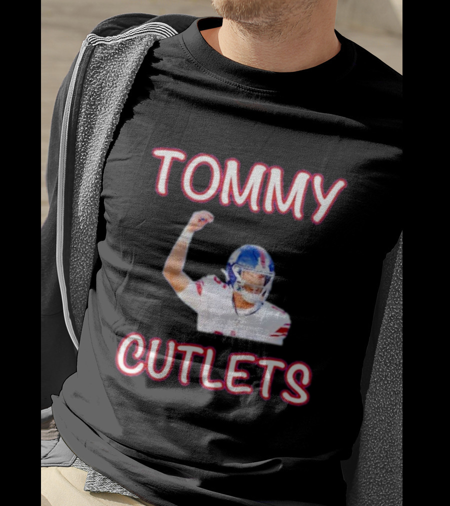 TOMMY CUTLETS Football Player Gesture T-Shirt