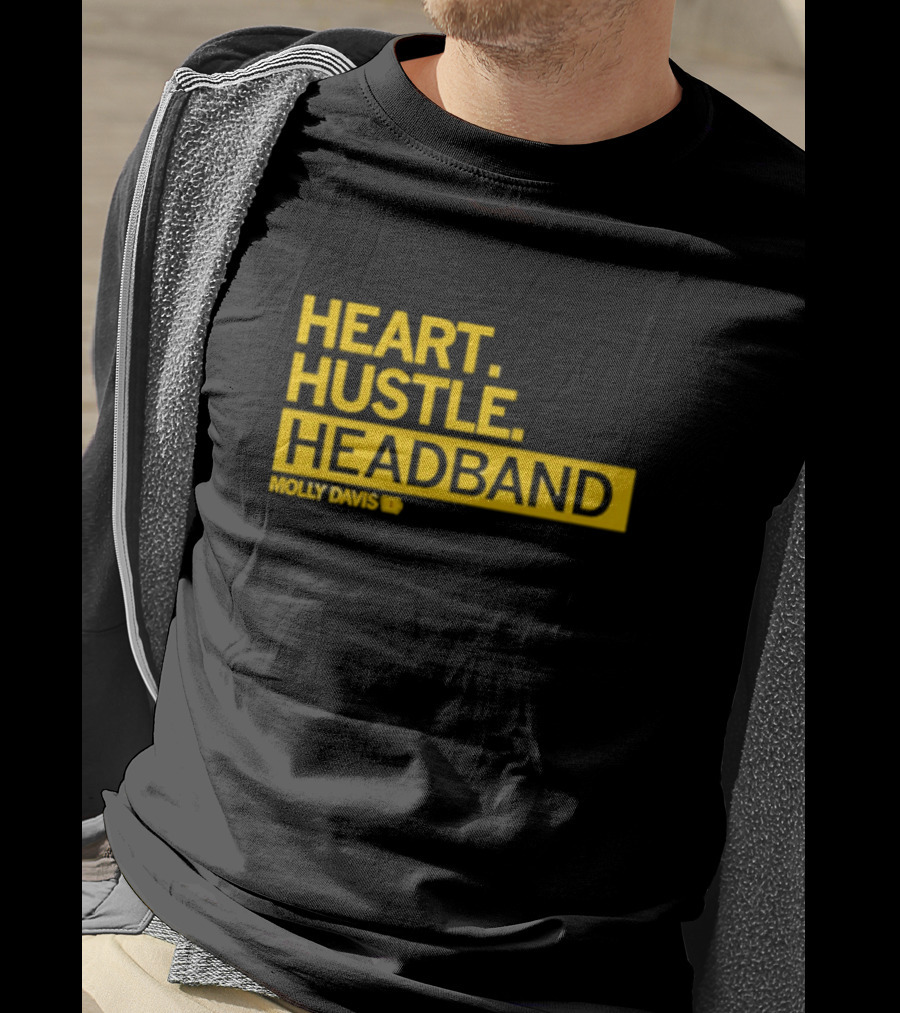 Heart Hustle Headband Molly Davis T-Shirt
