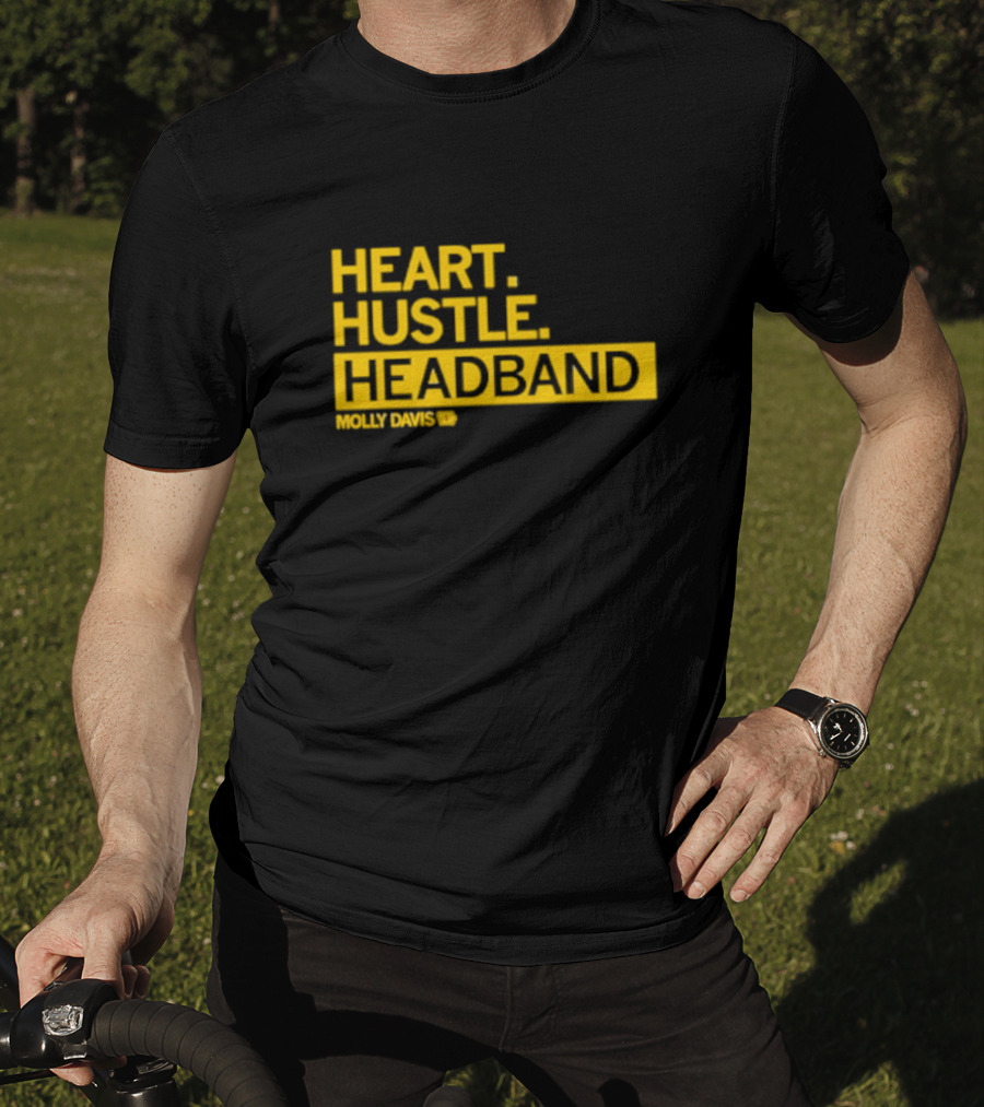 Heart Hustle Headband Molly Davis T-Shirt