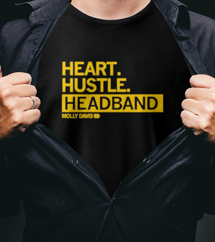 Heart Hustle Headband Molly Davis T-Shirt