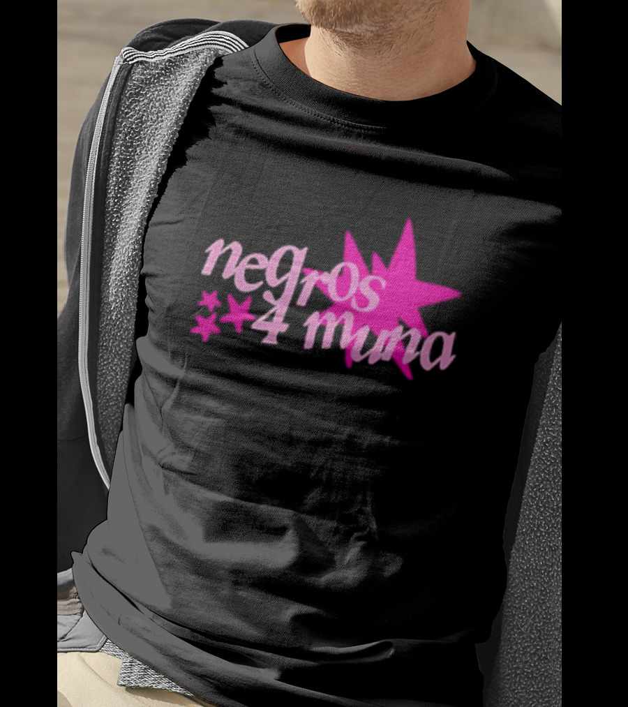 Negros 4 Muna Pink Stars T-Shirt