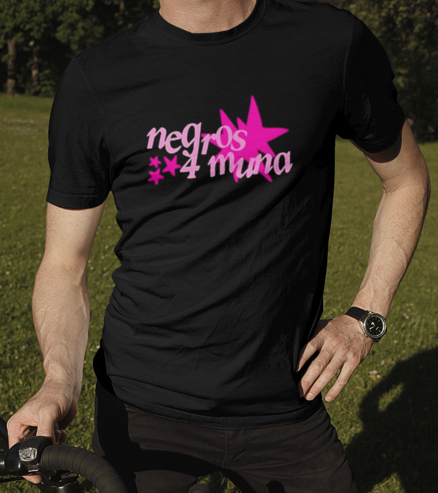 Negros 4 Muna Pink Stars T-Shirt