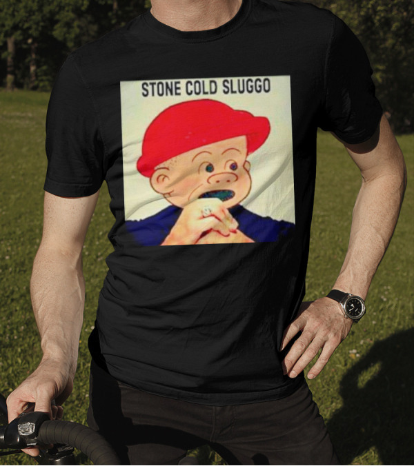 STONE COLD SLUGGO RED HAT CHARACTER HAND GESTURE T-Shirt
