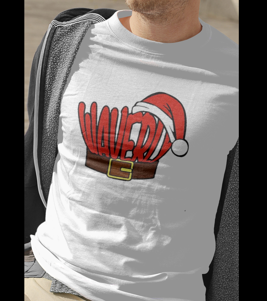 Waverly Christmas Santa Hat With Belt T-Shirt