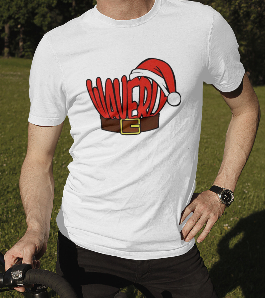 Waverly Christmas Santa Hat With Belt T-Shirt