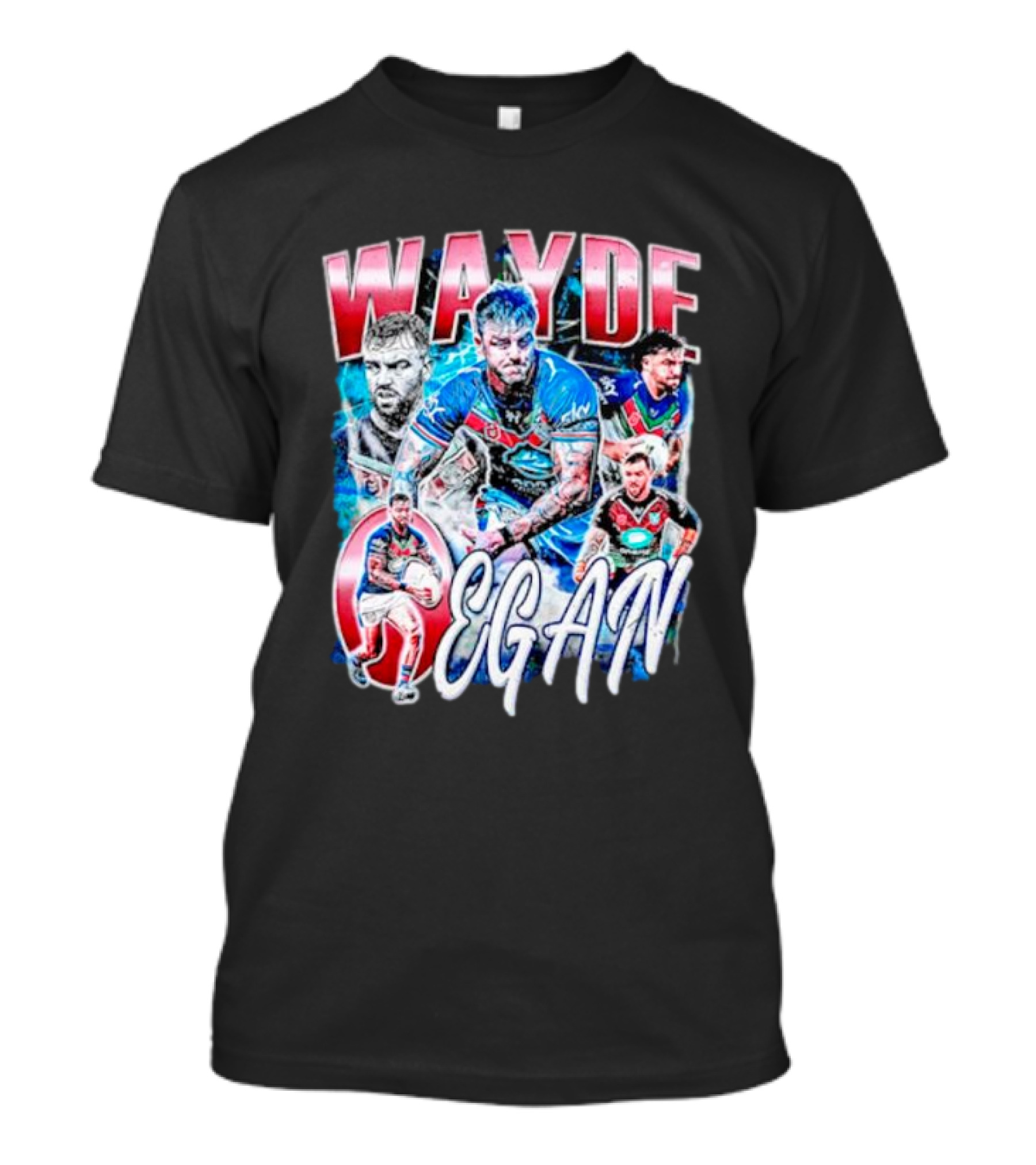 Wayde Egan New Zealand Warriors Rugby T-Shirt