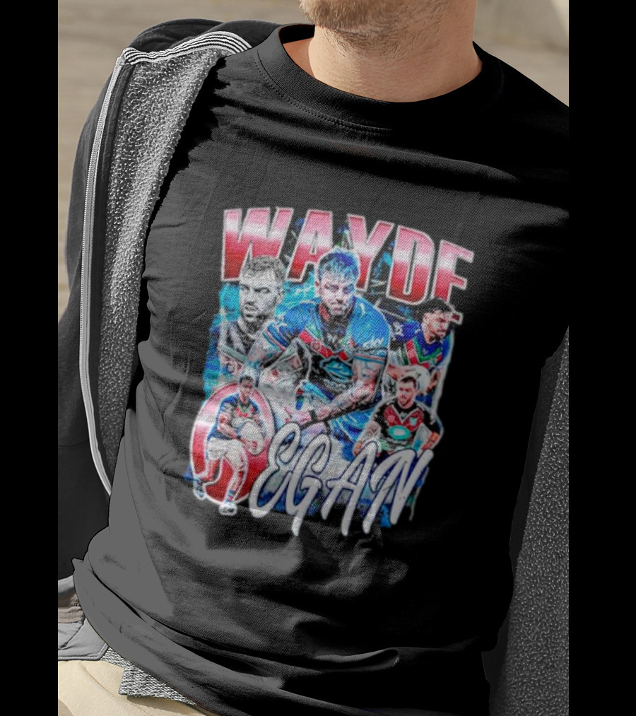 Wayde Egan New Zealand Warriors Rugby T-Shirt