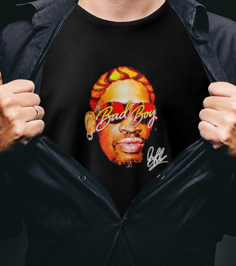 Dennis Rodman Bad Boy Signature Shades T-Shirt