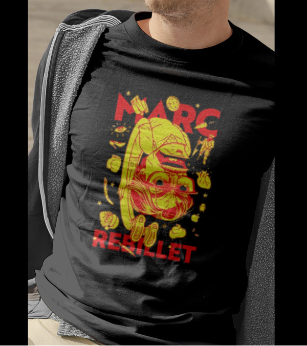 Marc Rebillet Loop Daddy Playful Cartoon Style Vibrant Colors T-Shirt