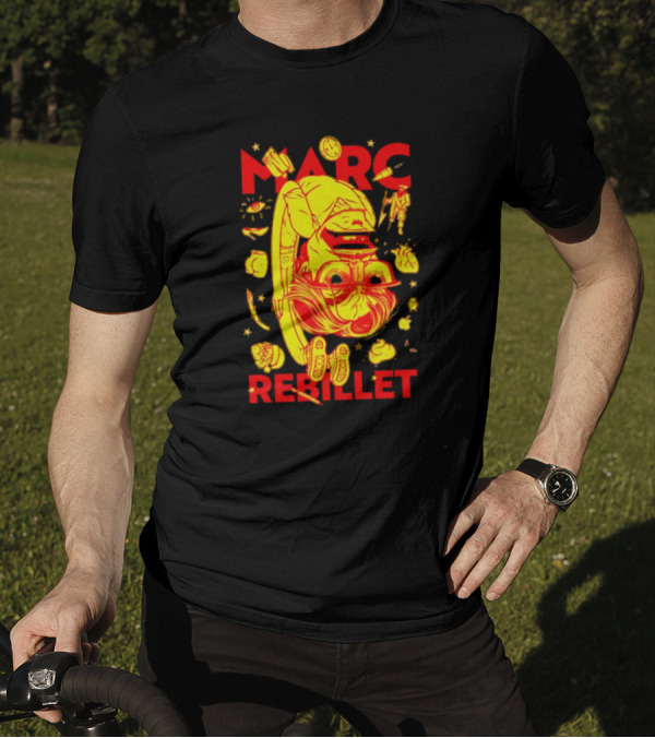 Marc Rebillet Loop Daddy Playful Cartoon Style Vibrant Colors T-Shirt