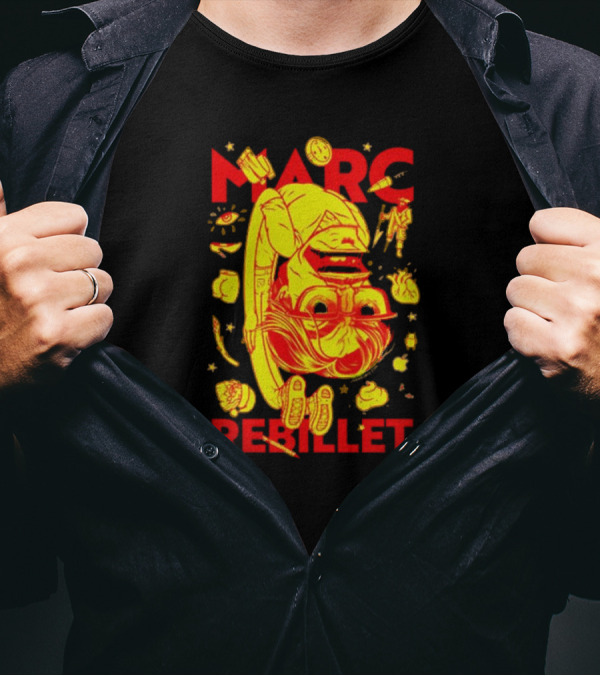 Marc Rebillet Loop Daddy Playful Cartoon Style Vibrant Colors T-Shirt