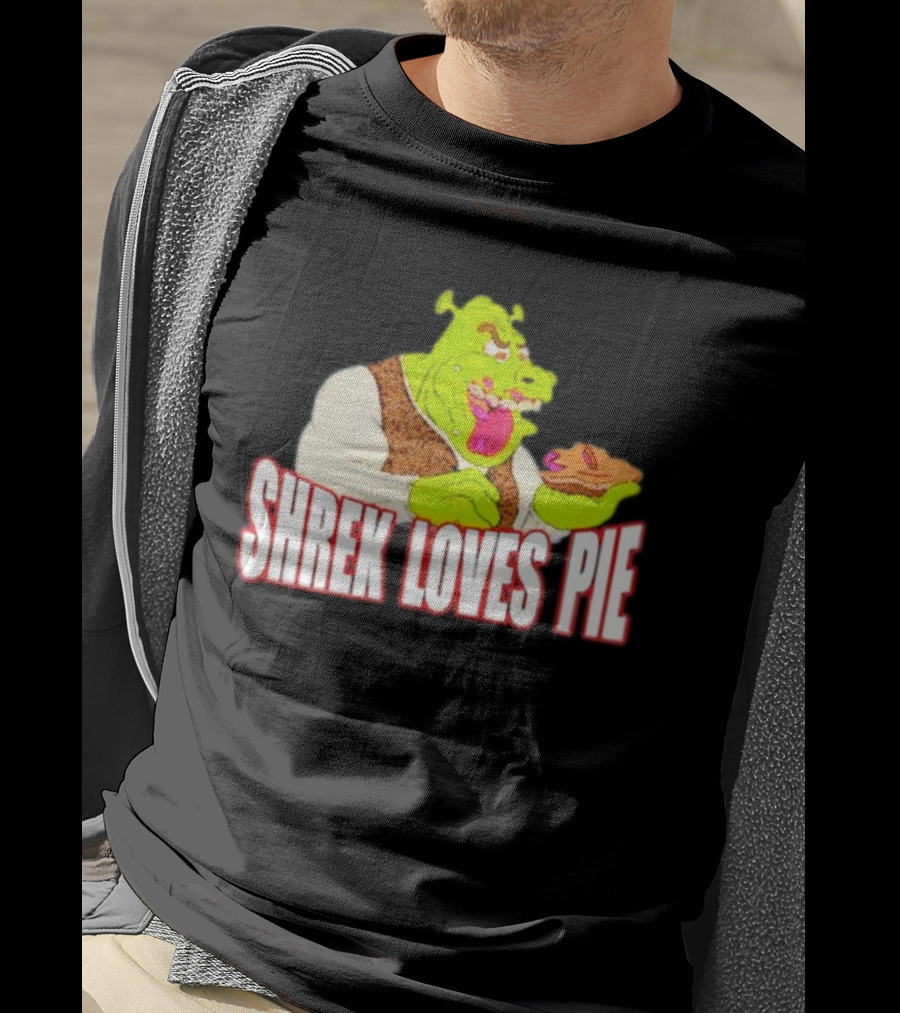 Shrek Loves Pie Ogre Eating T-Shirt
