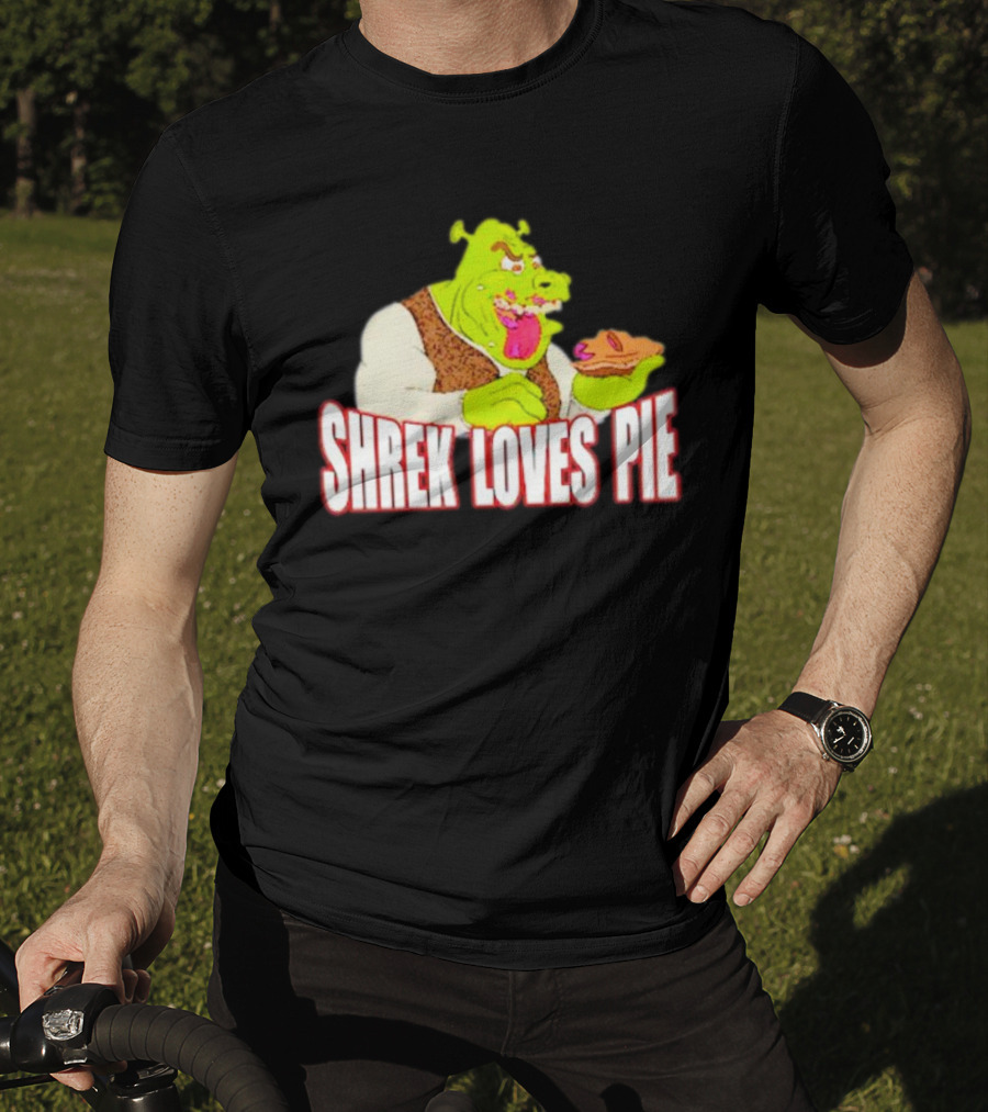 Shrek Loves Pie Ogre Eating T-Shirt