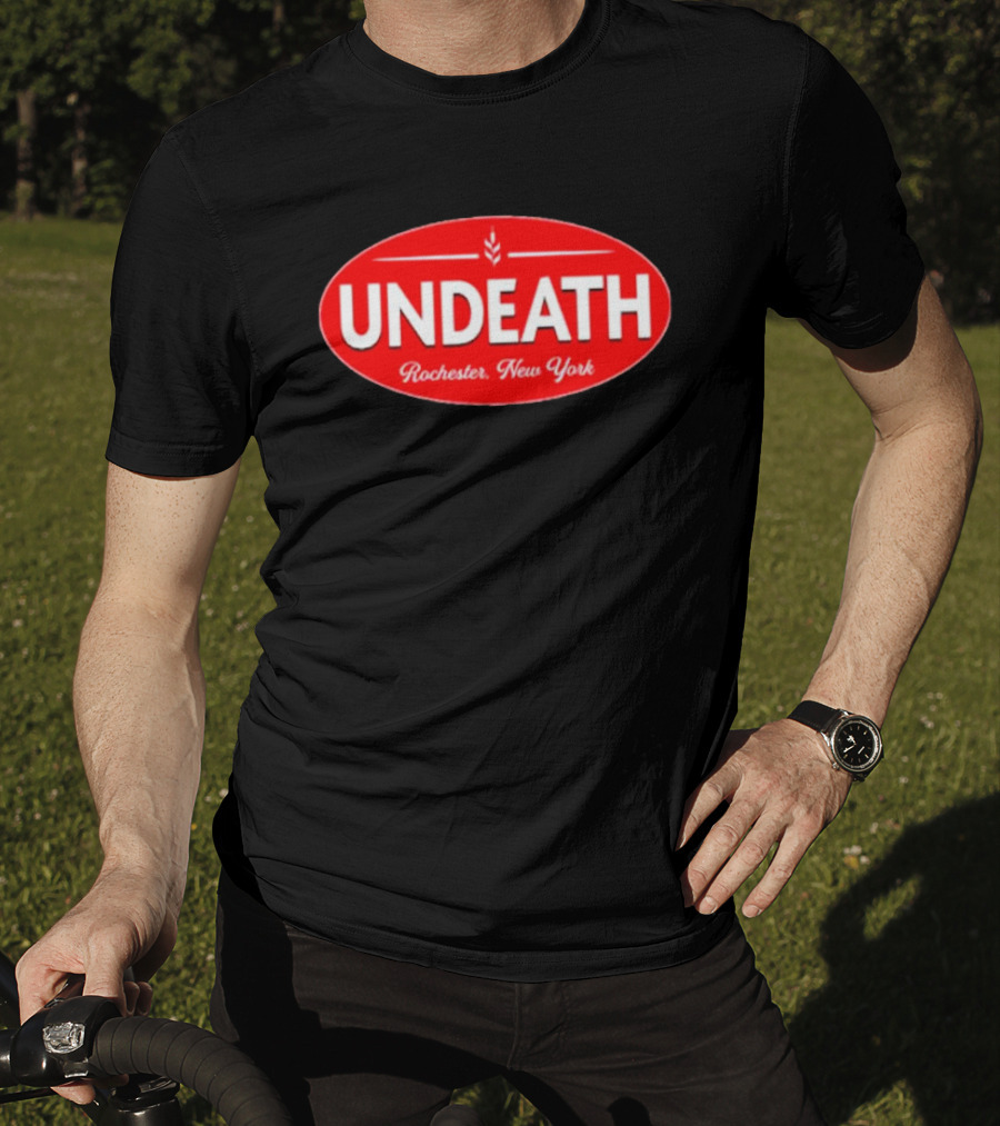 UNDEATH Rochester New York Red Oval Emblem T-Shirt