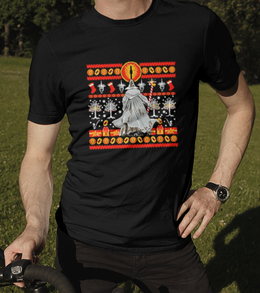 Gandalf Eye Tree Holiday T-Shirt