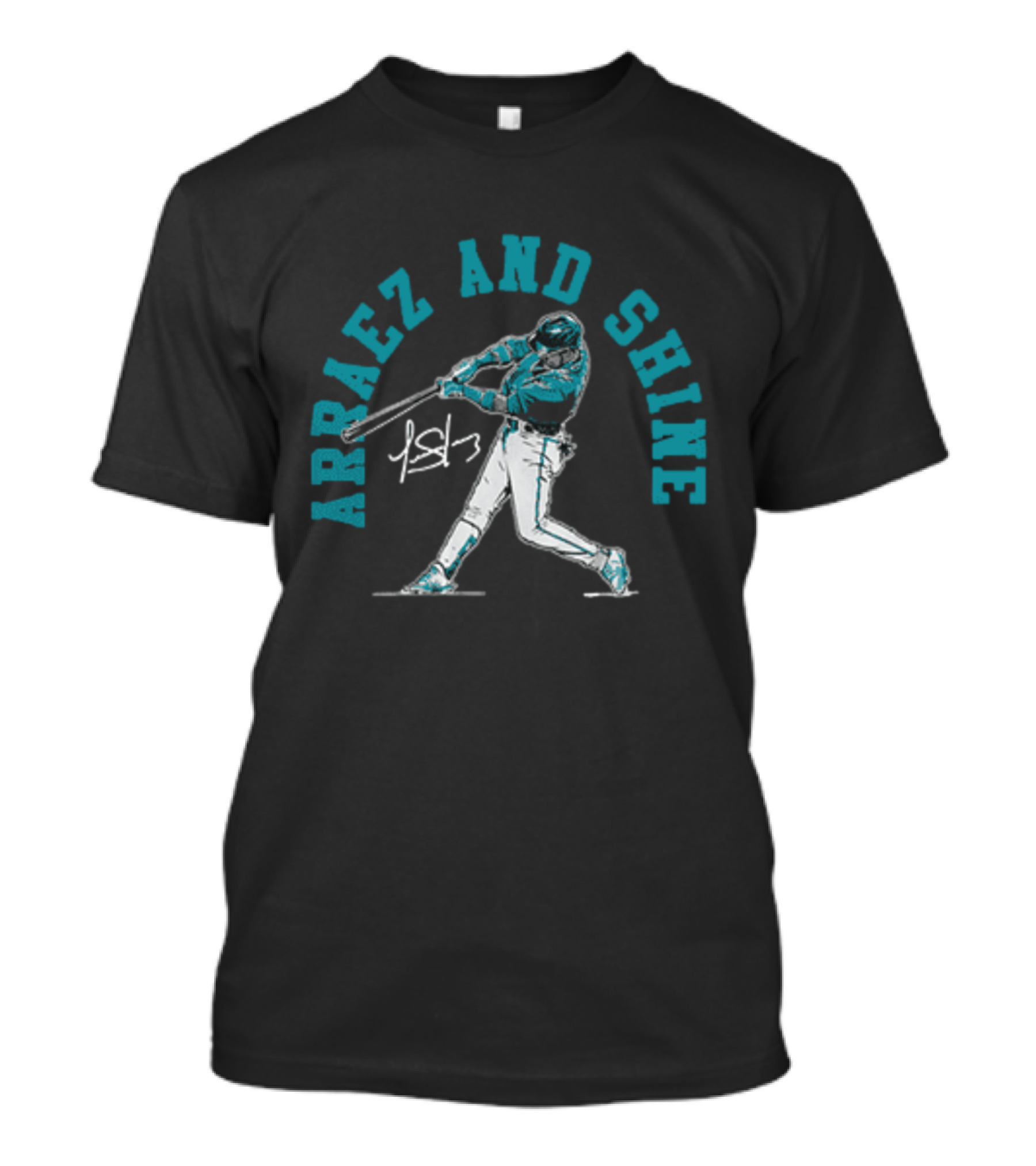 Arraez And Shine Baseball Miami T-Shirt