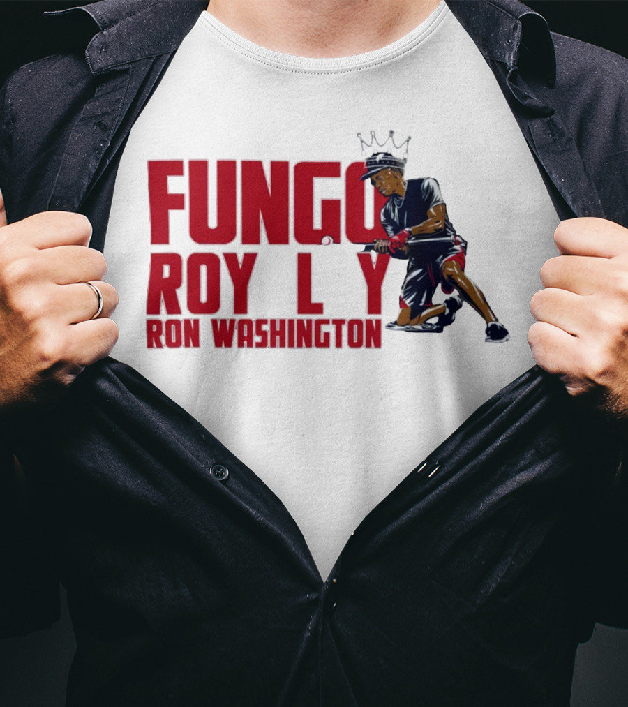 BreakingT Ron Washington Fungo Royalty Baseball King T-Shirt