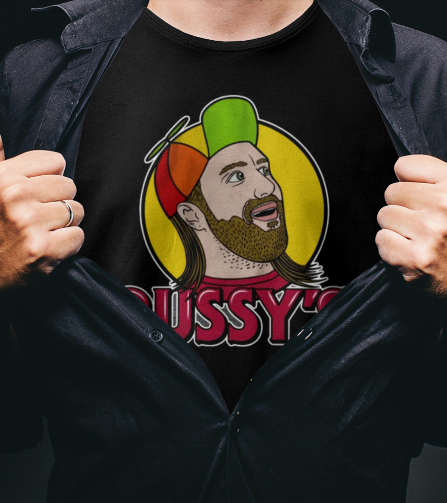Bunker Branding Leigh Mcnasty Bussy's Retro Cartoon Hat T-Shirt