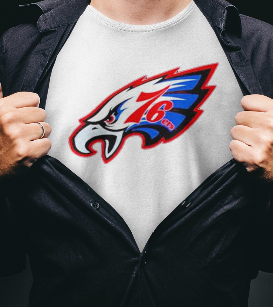Philadelphia Eagles And 76ers Combined T-Shirt