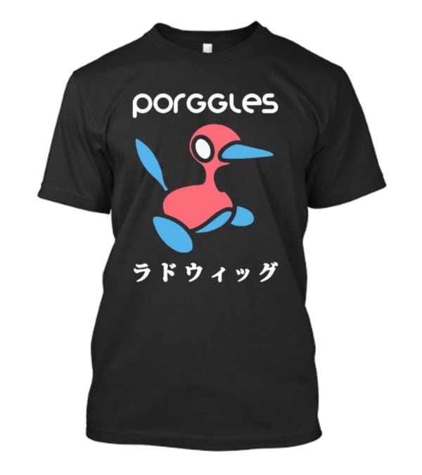 Porggles Ludwig Parody Pink Blue Bird T-Shirt