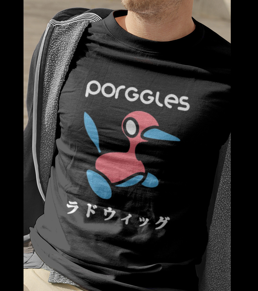Porggles Ludwig Parody Pink Blue Bird T-Shirt