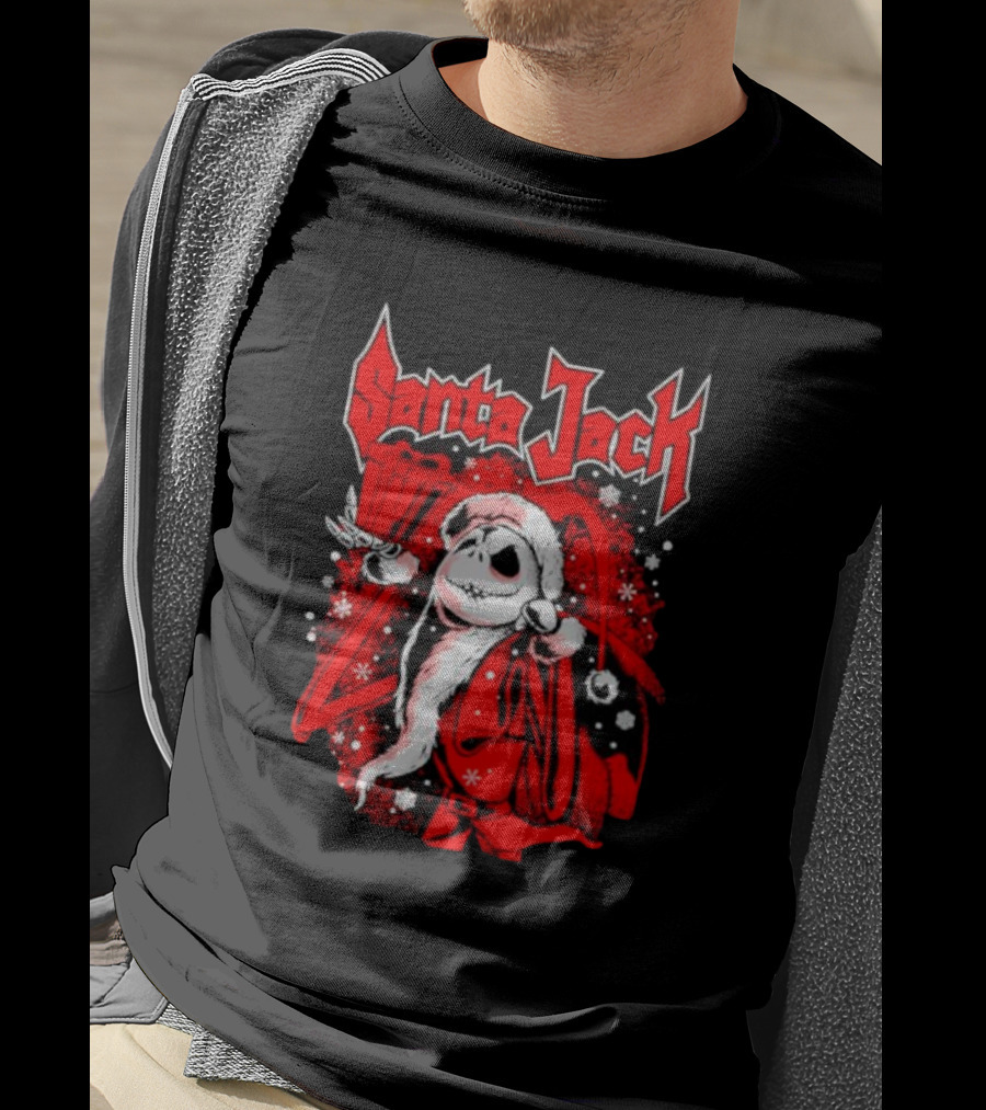 Santa Jack The Nightmare Before Christmas Jack Skellington T-Shirt