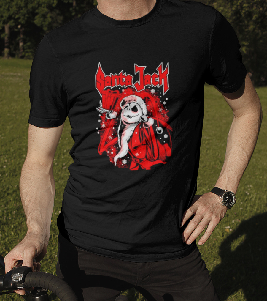 Santa Jack The Nightmare Before Christmas Jack Skellington T-Shirt