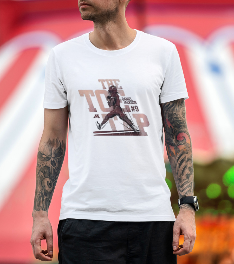 Daniel Jackson #9 The Toe Tap Football Motion Graphics T-Shirt