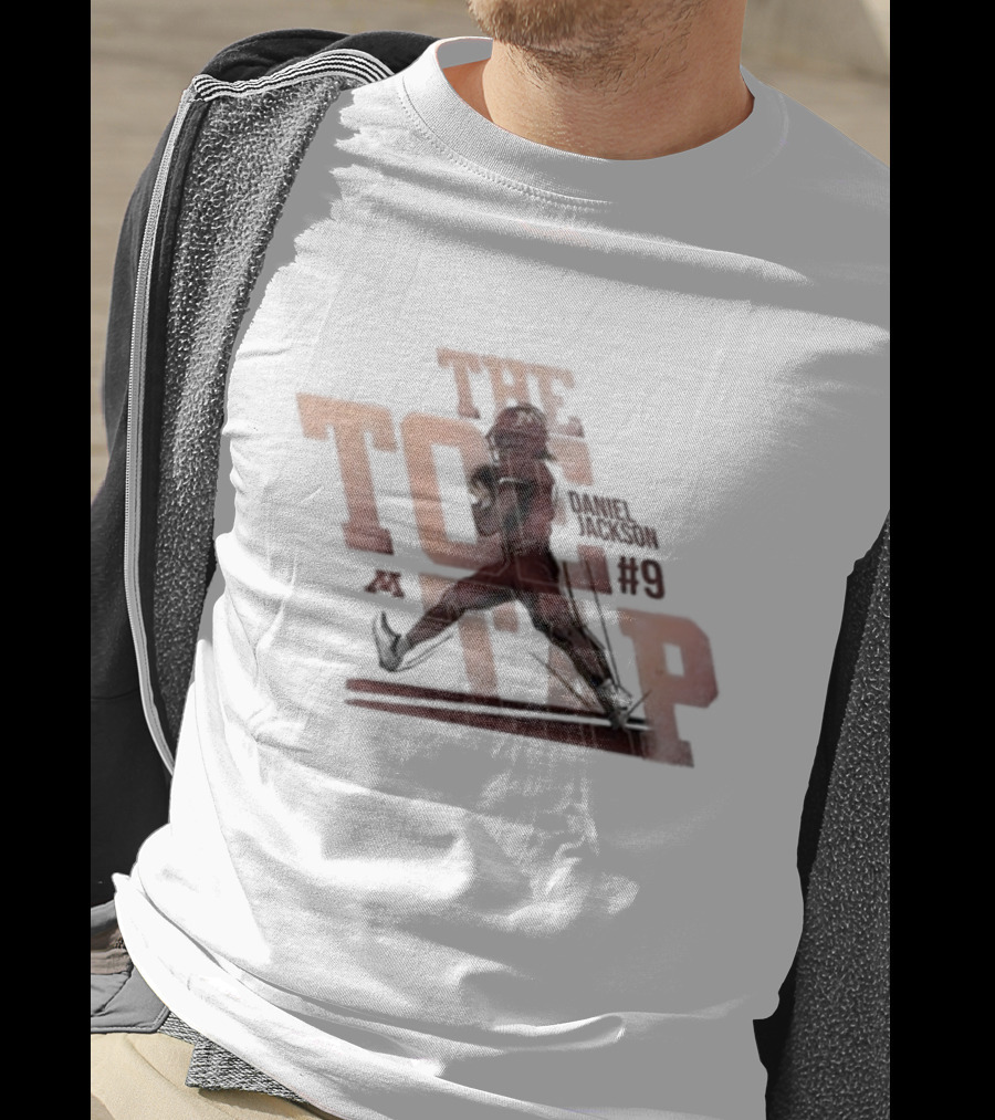 Daniel Jackson #9 The Toe Tap Football Motion Graphics T-Shirt