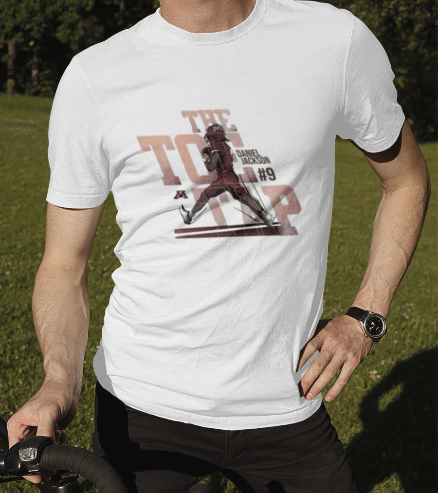 Daniel Jackson #9 The Toe Tap Football Motion Graphics T-Shirt