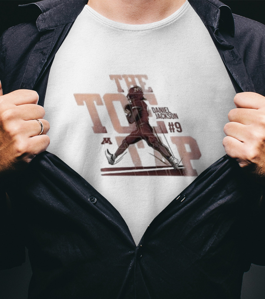 Daniel Jackson #9 The Toe Tap Football Motion Graphics T-Shirt
