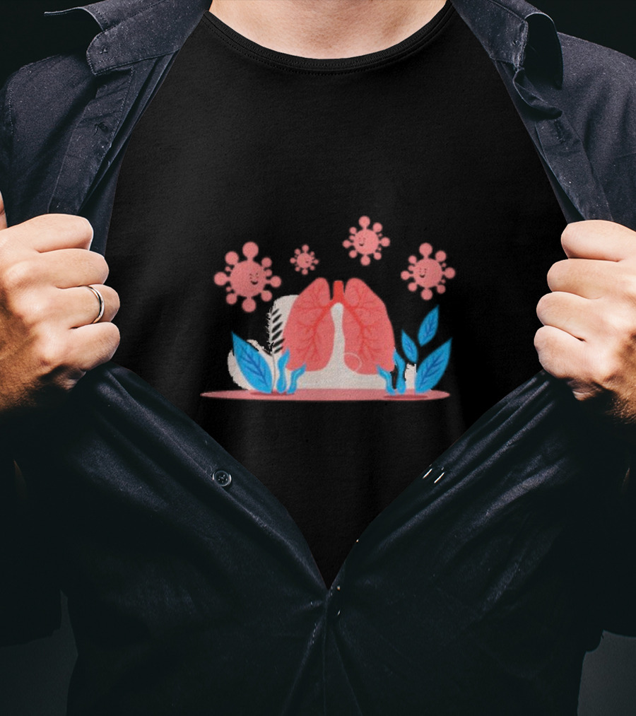World Pneumonia Day Lungs And Germs Awareness T-Shirt