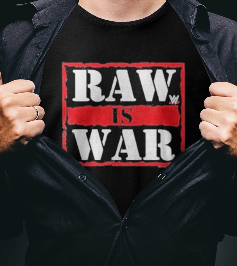 WWE Raw Is War Logo Design Ripple Junction T-Shirt