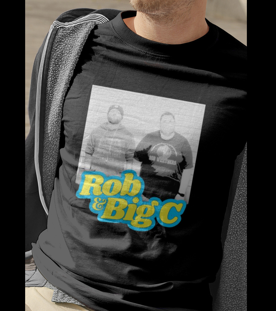 Rob And Big C Bob Wrestlers Mugshot T-Shirt