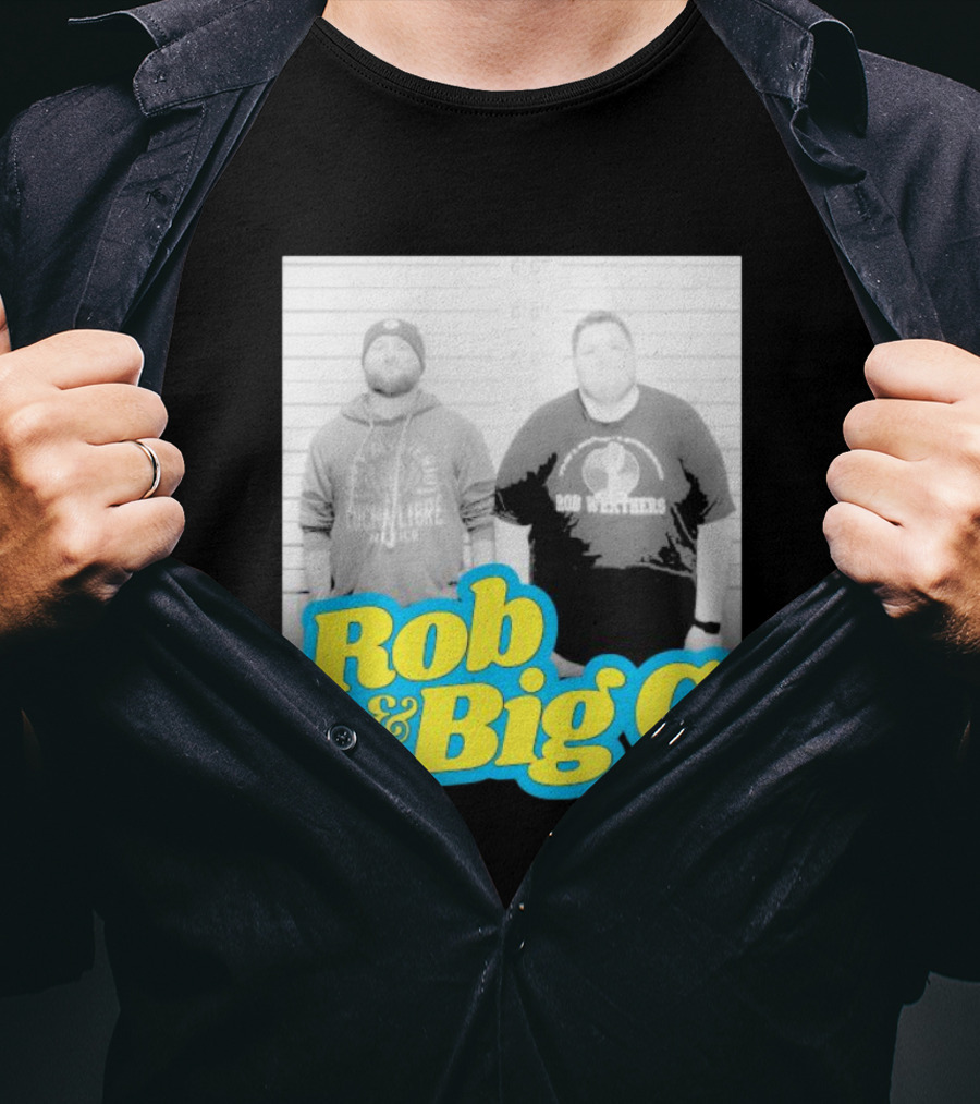 Rob And Big C Bob Wrestlers Mugshot T-Shirt