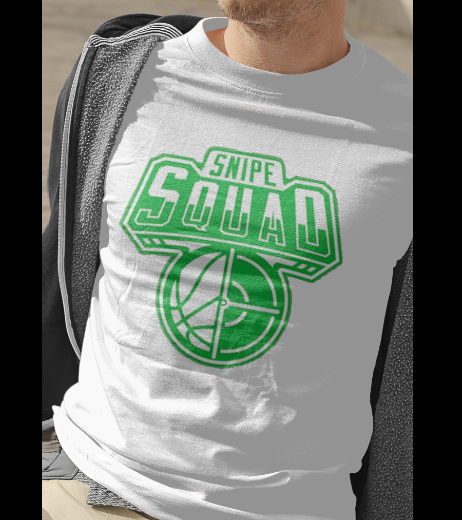 Boston Celtics Snipe Squad Basketball Crosshair T-Shirt