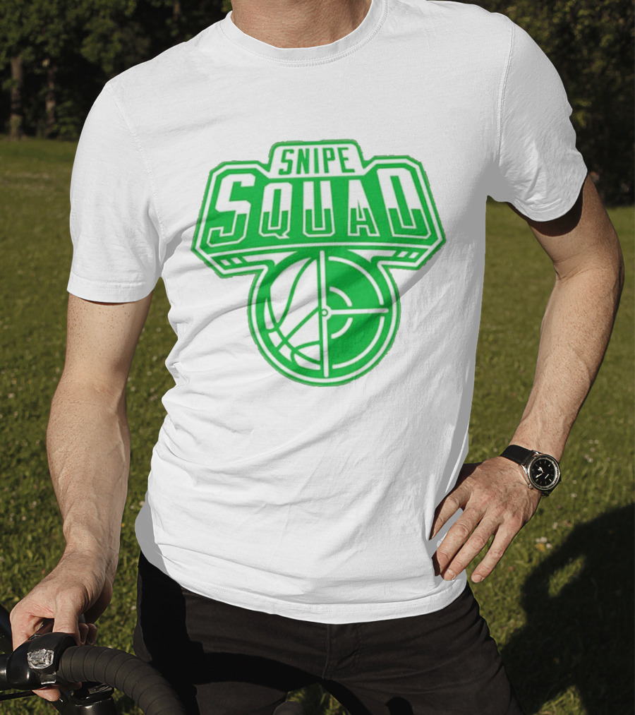 Boston Celtics Snipe Squad Basketball Crosshair T-Shirt