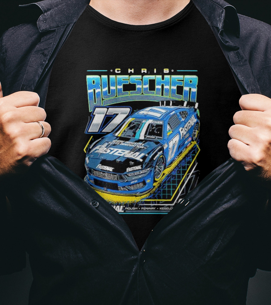 Chris Buescher 17 Fastenal RFK Racing Roush Fenway Keselowski T-Shirt